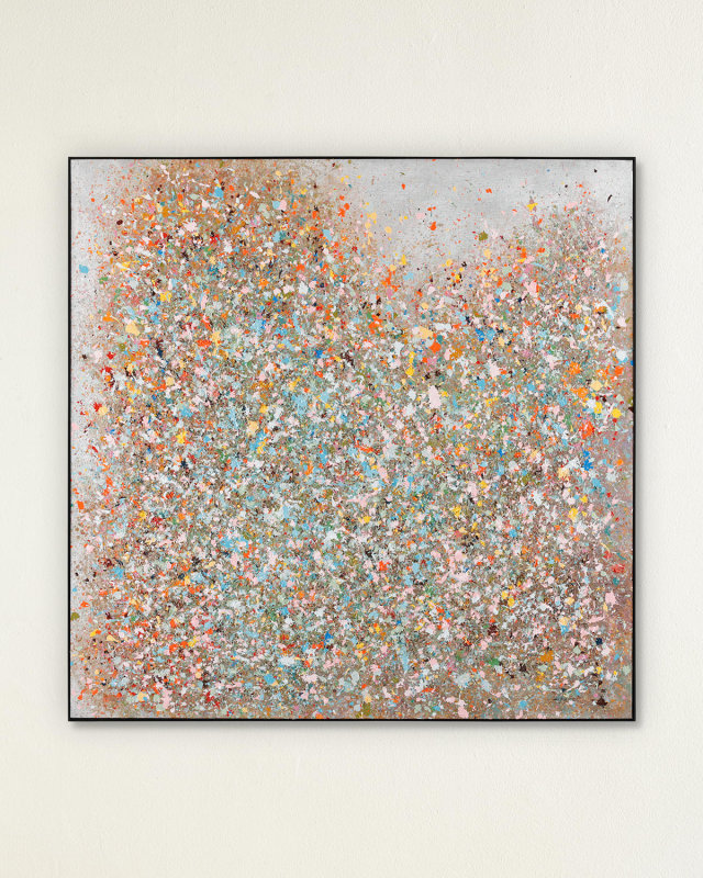 "Dancing Pigments II" Original Painting by Teng Fei